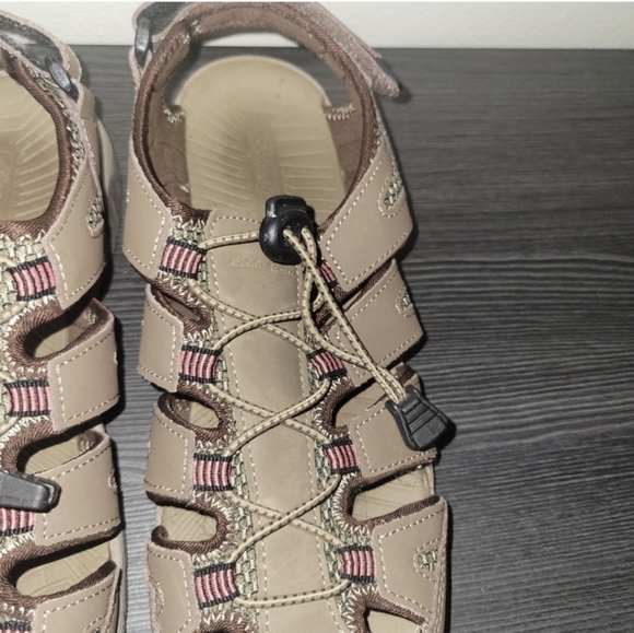 Eddie Bauer Womens Blakely Tan Hiking Walking Shoes Size 10 - Picture 2 of 13